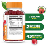 Lifeable Probiotic Gummies bottle with 90 gummies