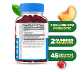 Lifeable Probiotic Gummies for Kids showing gummy texture and shape