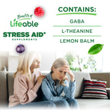 Lifeable Stress Gummies 90 Count gummies in a bowl