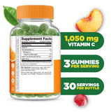Lifeable Vitamin C Gummies 1050mg close-up of gummies