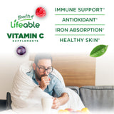 Lifeable Vitamin C Gummies 1050mg nutritional information