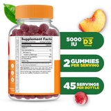 Lifeable Vitamin D3 Gummies bottle with 90 gummies