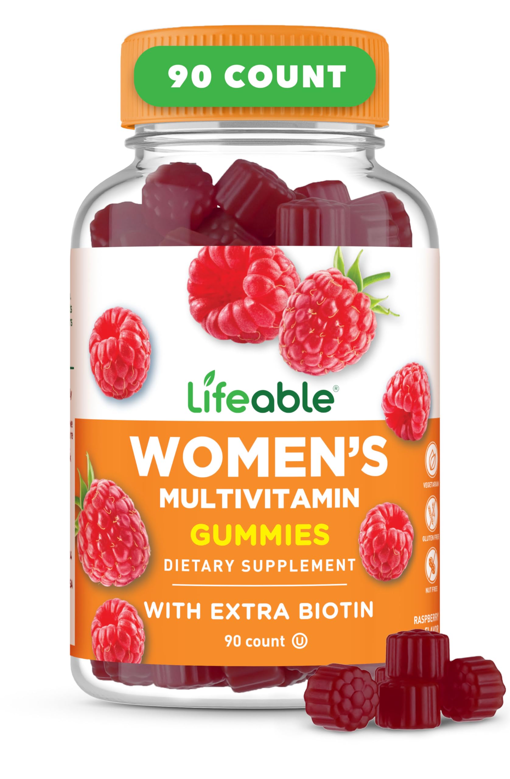 Lifeable Women's Multivitamin Gummies bottle front view