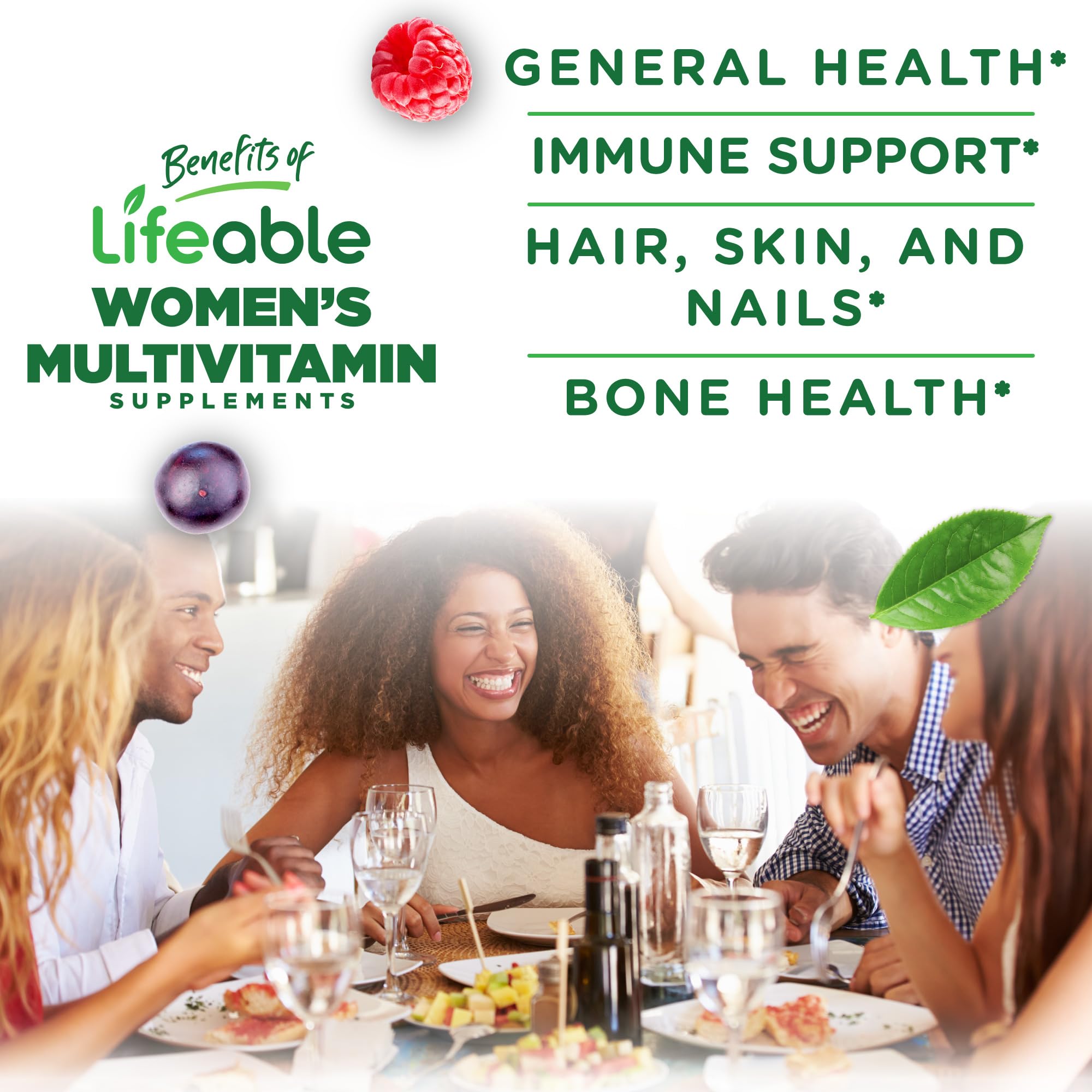 Lifeable Women's Multivitamin Gummies serving size
