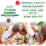 Lifeable Women's Multivitamin Gummies serving size