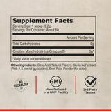 LIFEAID CreaPure Creatine Monohydrate Powder mixed in water