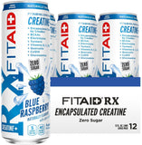 LIFEAID FITAID RX Creatine BCAA Drink Blue Raspberry front view