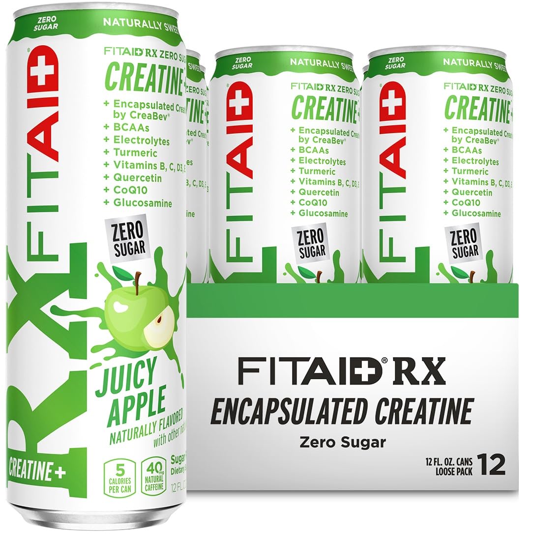 LIFEAID FITAID RX Zero Sugar workout use drink front view