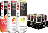 LIFEAID FITAID Variety Pack 12 cans featuring Citrus Medley, Strawberry Lemonade, and Hawaiian Nectar