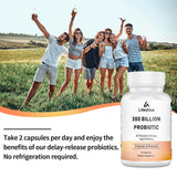 Lifeatlas Probiotics 300 Billion CFU supplement in a lifestyle setting