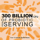 Lifeatlas Probiotics 300 Billion CFU supplement packaging