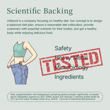 Lifebooil Spirulina Supplement stick packs on a kitchen counter