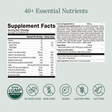 Lifebooil Spirulina Supplement with vegetables and fruits