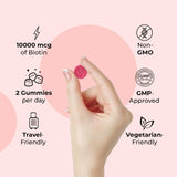 LifeCentric Health Biotin Gummies close-up of individual gummy