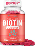 LifeCentric Health Biotin Gummies front view with packaging