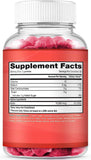 LifeCentric Health Biotin Gummies in a hand for size reference