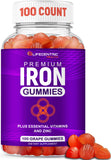 LifeCentric Health Iron Gummies 60 Count front view