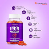 LifeCentric Health Iron Gummies nutritional information