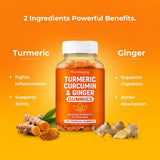 LifeCentric Health Turmeric Curcumin Gummies close-up of gummies