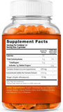LifeCentric Health Turmeric Curcumin Gummies with measuring spoon