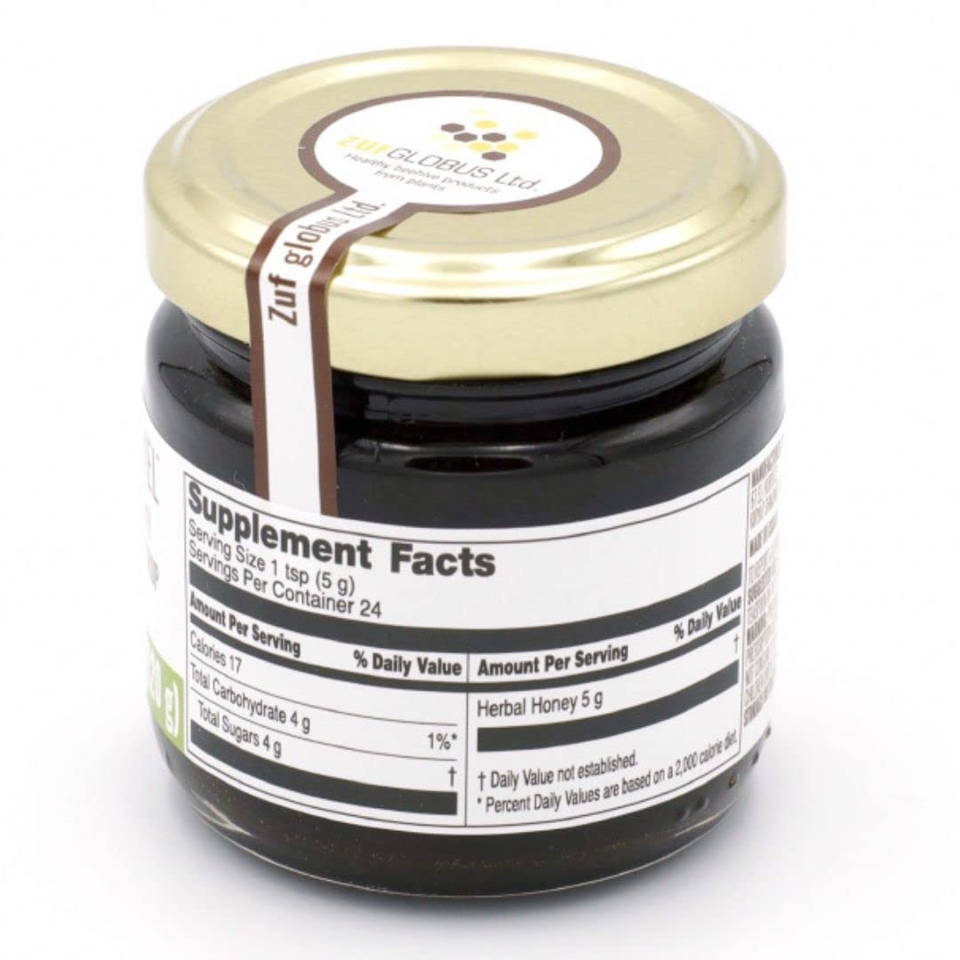 LIFEMEL daily wellness honey supplement 240g on wooden table