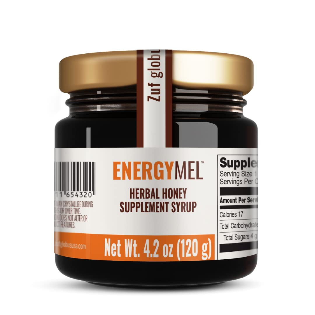 LIFEMEL Zuf Globus EnergyMEL Honey Supplement 4.2 oz front view