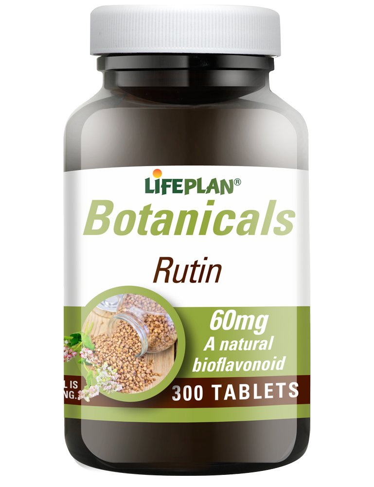 Lifeplan Rutin 60mg Blended Vitamin Supplement 300 Tablets front view