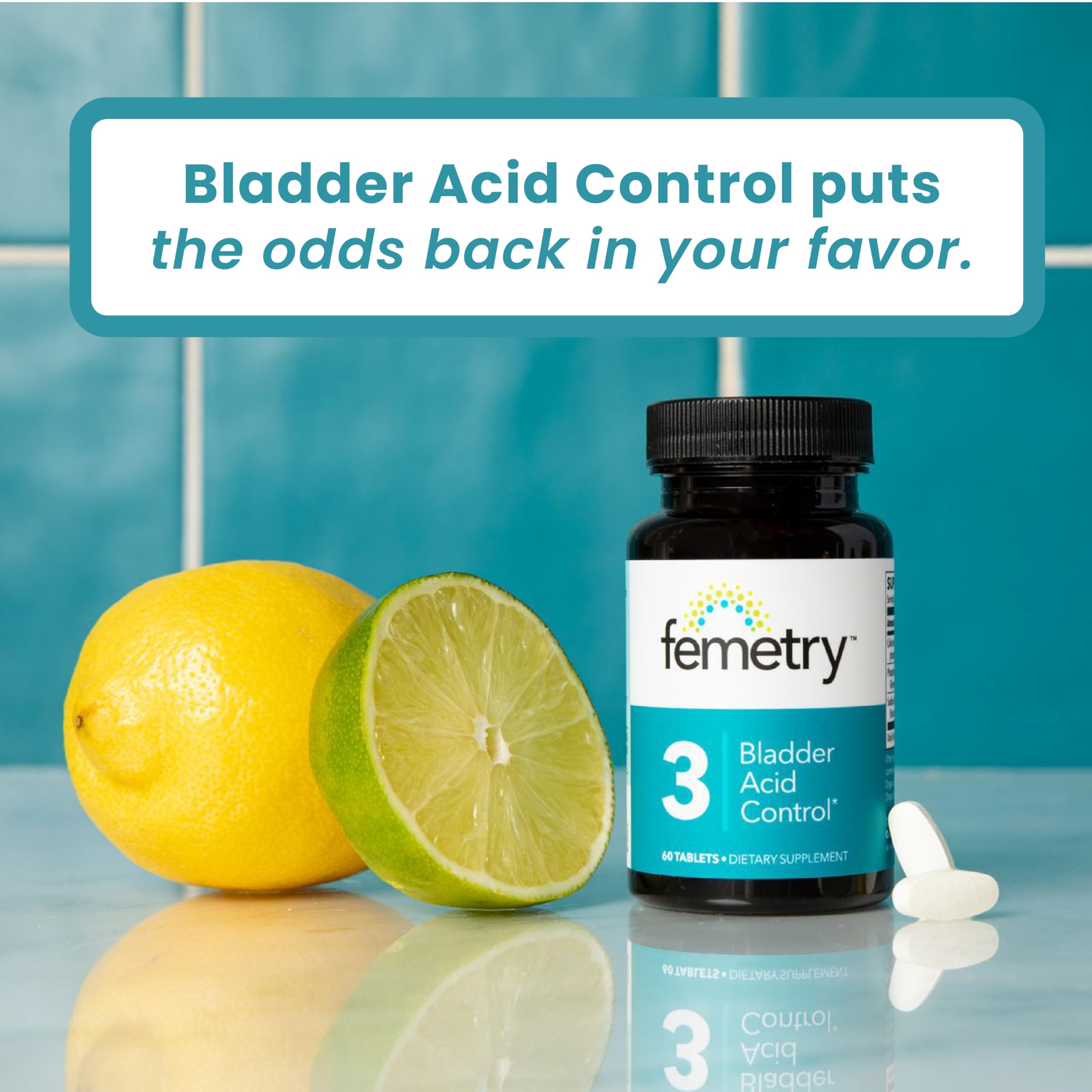 LifeSeasons Acid Neutraliser Tablets with measuring cup