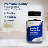 LifeSeasons Anxie-T gummies with ingredients display