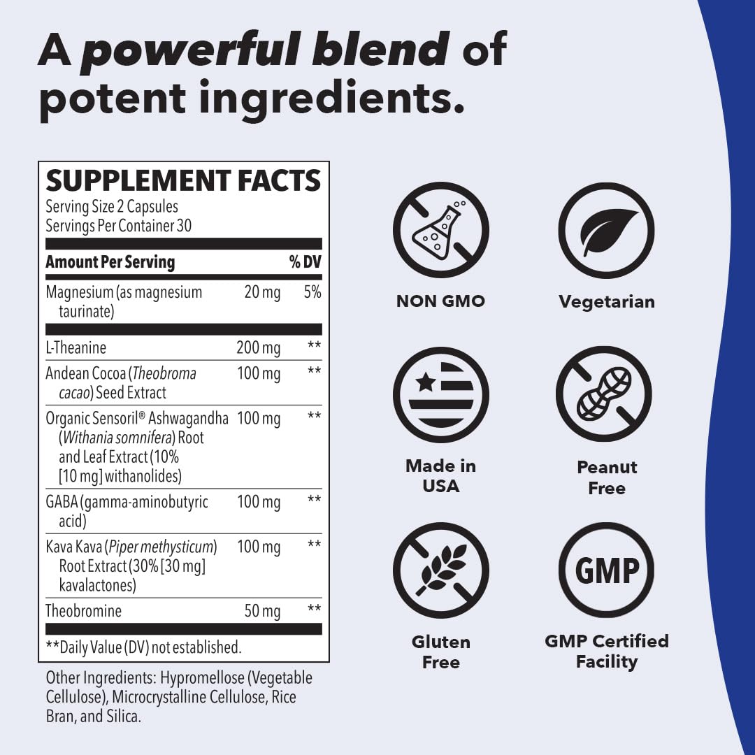 LifeSeasons Anxie-T Kava Kava Supplement bottle with capsules