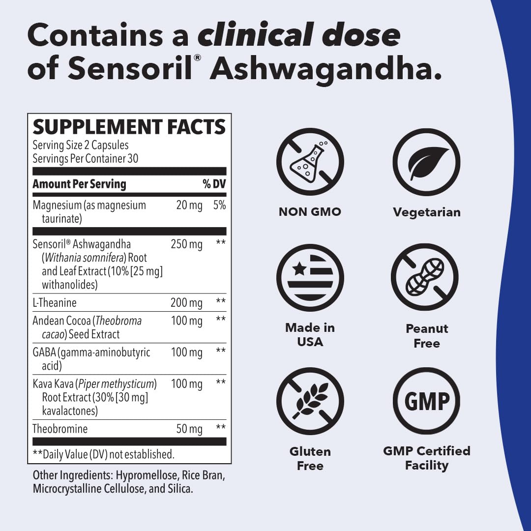 LifeSeasons Anxie-T Kava Kava Supplement bottle with capsules