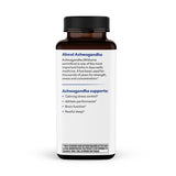 LifeSeasons Ashwagandha supplement ingredients list on packaging