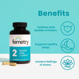 LifeSeasons Bladder Support Supplement side view showing ingredients