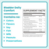 LifeSeasons Bladder Support Supplement with a glass of water
