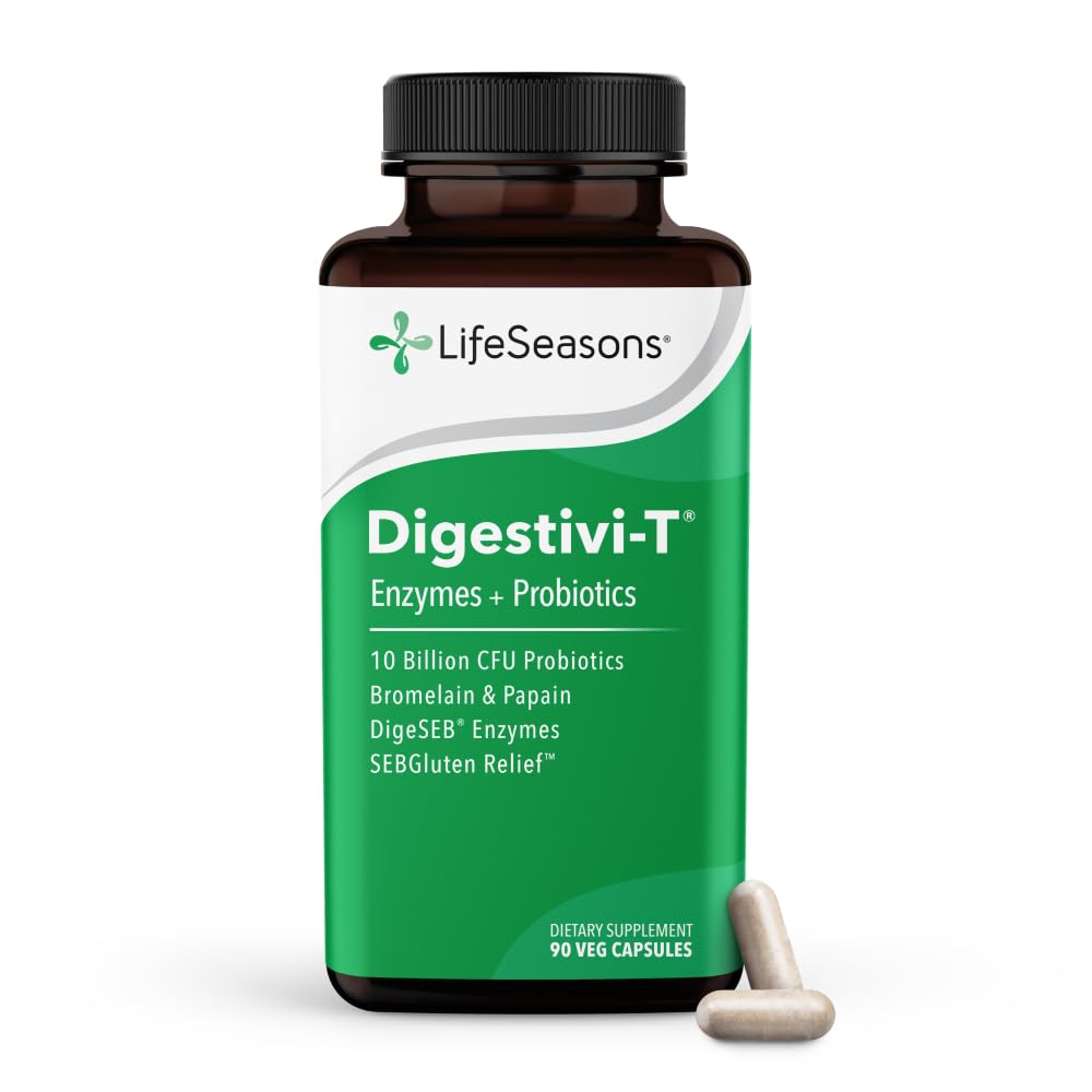 LifeSeasons daily-T Multi-Enzymes 82g front view