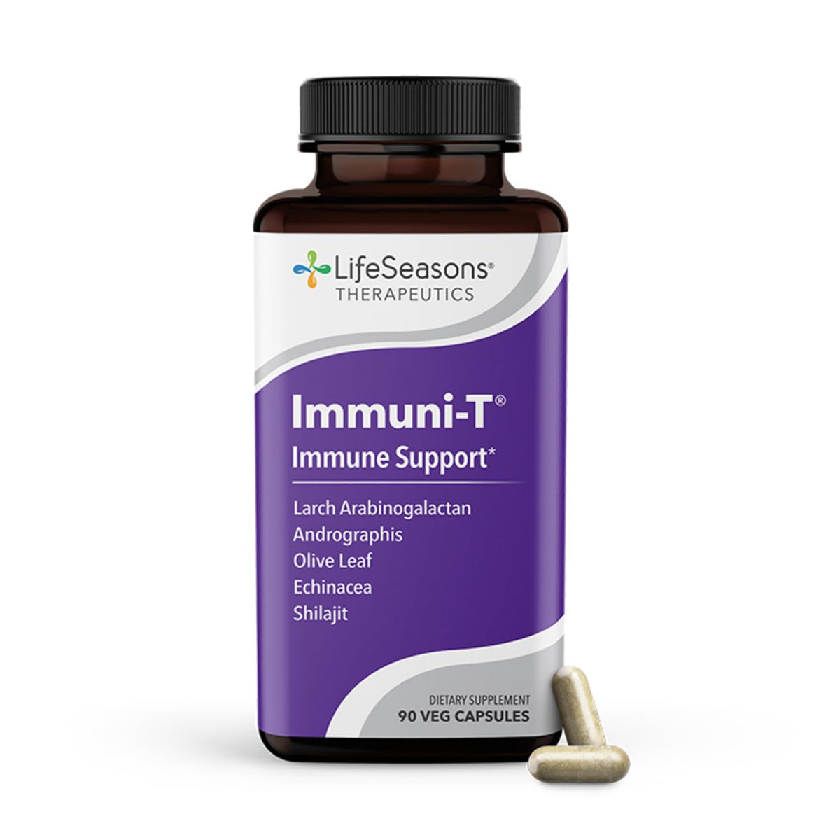 LifeSeasons daily wellness-T Natural daily wellness Support Supplement capsule bottle front view
