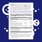 LifeSeasons Elderberry Drink supplement back view showing ingredients