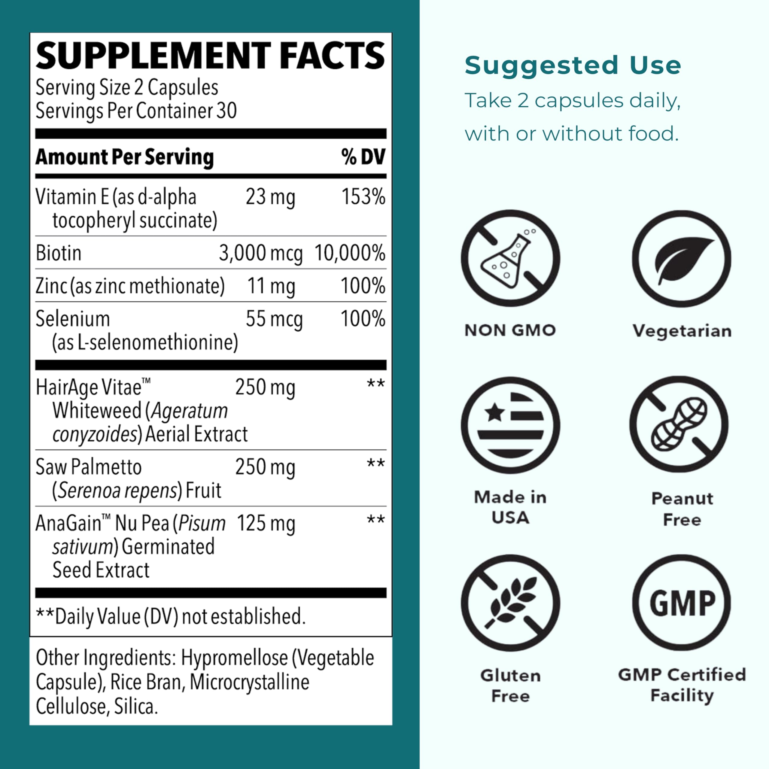 LifeSeasons Hair Gro-R Blended Vitamin Supplement bottle with label