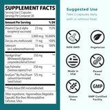LifeSeasons Hair Gro-R Blended Vitamin Supplement bottle with label