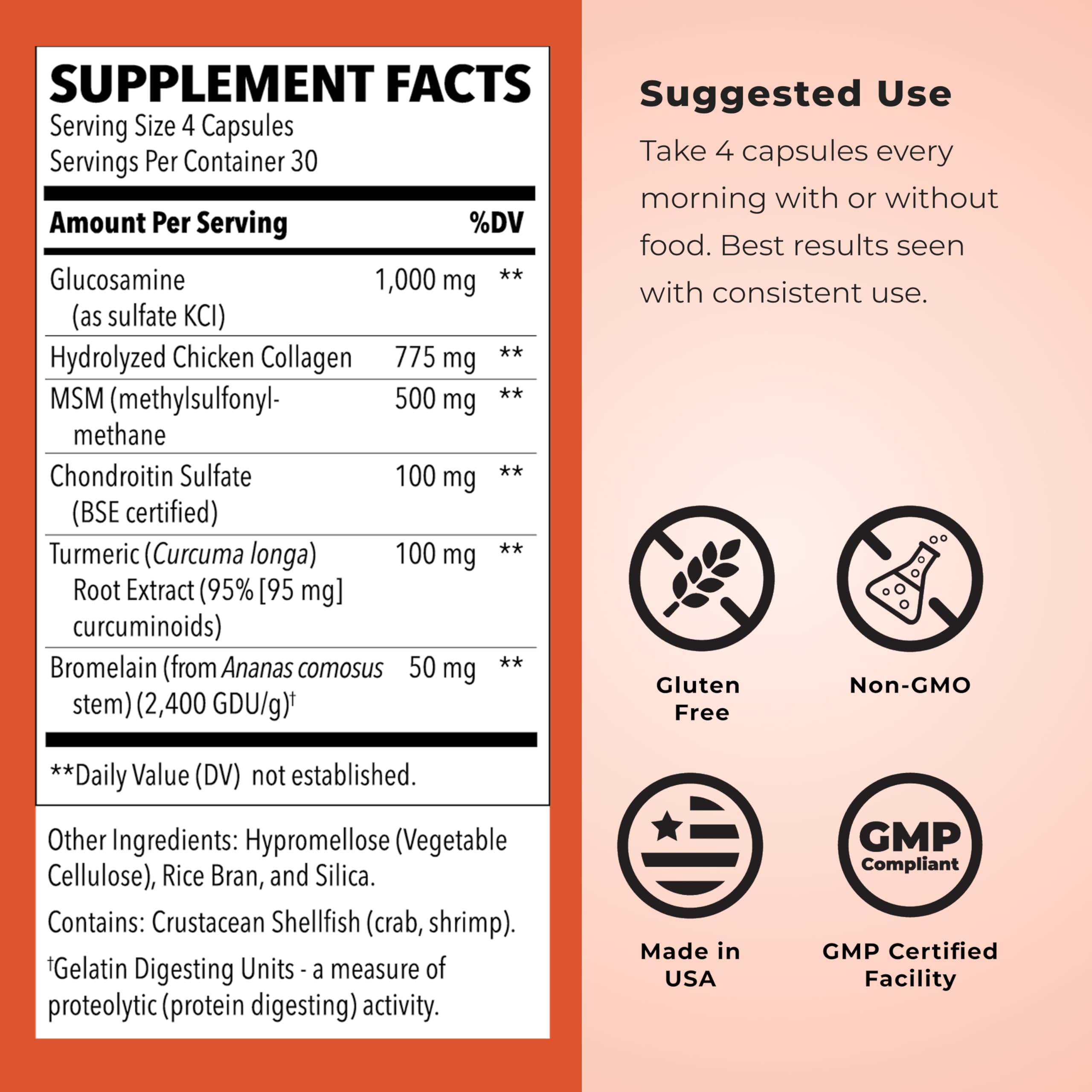 LifeSeasons Mobili-T Joint Supplement packaging with ingredient details