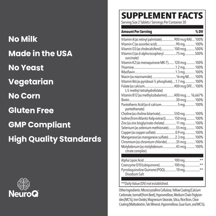 LifeSeasons Multivitamins packaging with nutritional information