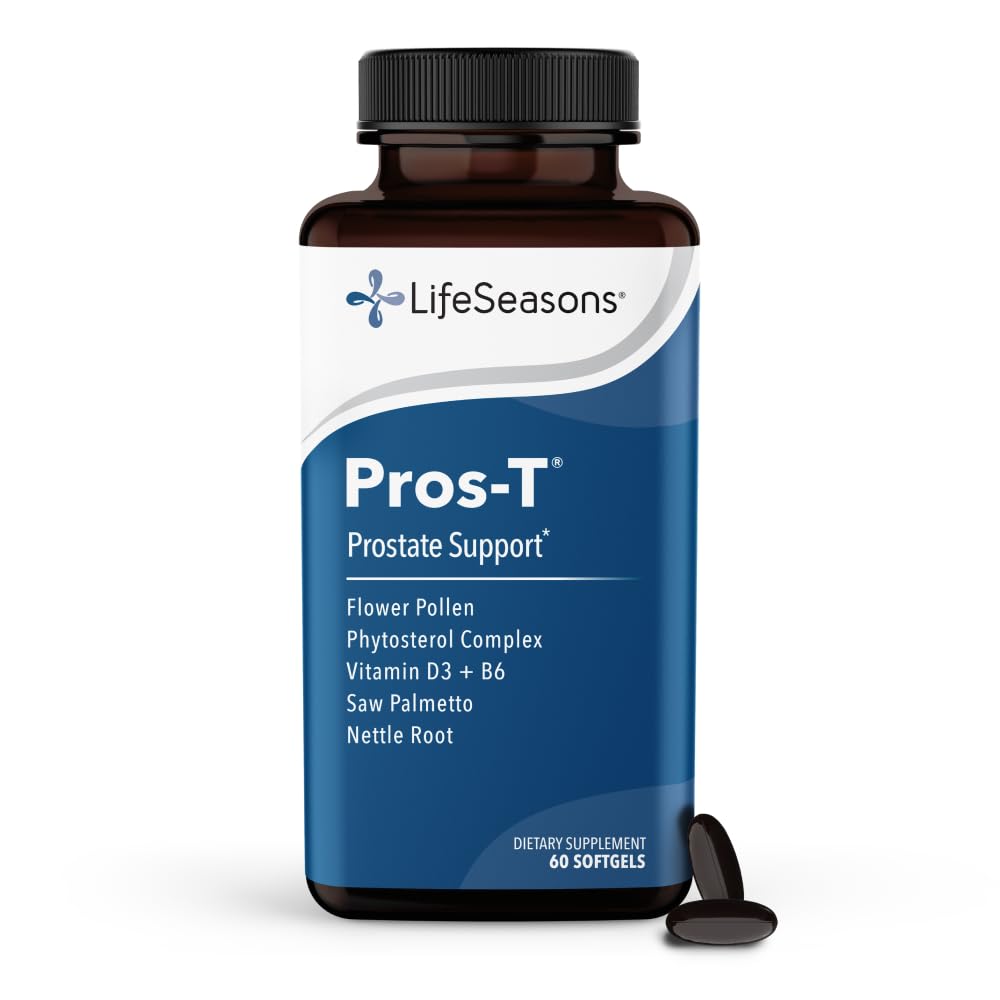 LifeSeasons Pros-T Saw Palmetto Supplement front view