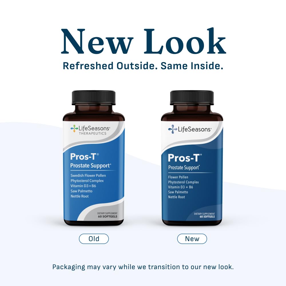 LifeSeasons Pros-T Saw Palmetto Supplement packaging details