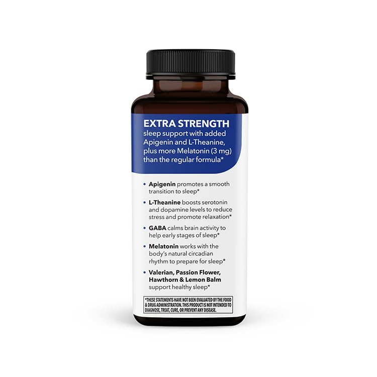 LifeSeasons Rest-ZZZ Extra Strength Sleep Supplement capsules in bottle