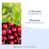 LifeSeasons Rest-ZZZ Oral Strips on a bedside table