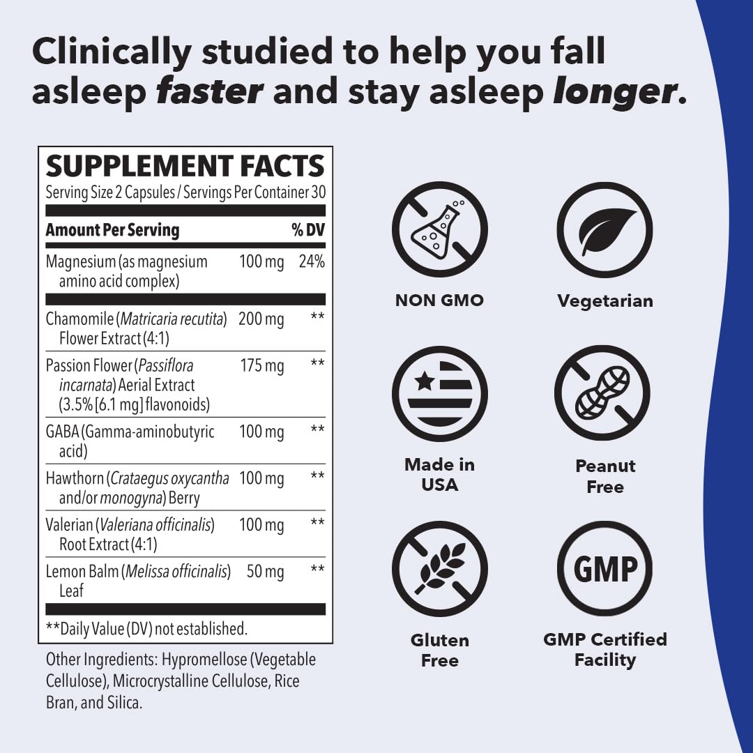 LifeSeasons Rest-ZZZ Sleep Supplement Capsules packaging