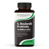 LifeSeasons S. Boulardii Probiotic 10 Billion CFU Capsules front view