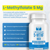 LifeStrength Methylfolate 15mg Dietary Supplement packaging