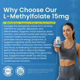LifeStrength Methylfolate 15mg Dietary Supplement packaging