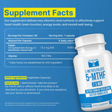 LifeStrength Methylfolate 15mg supplement side view